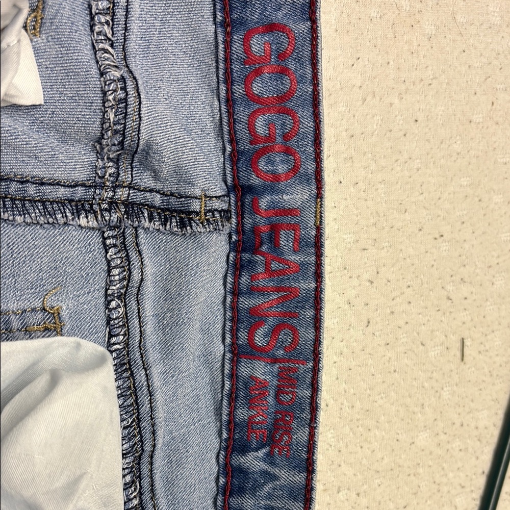 GOGO JEANS Light Blue Mid Rise Jeans